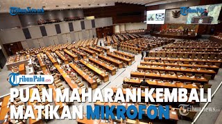 Puan Maharani Lagi lagi Matikan Mikrofon Anggota DPR saat Pimpin Rapat Paripurna, Ini Alasannya