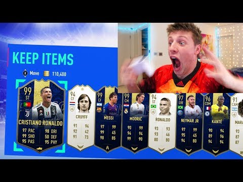RONALDO U0026 MESSI IN THE BEST TOTY PACK OPENING EVER SEEN - FIFA 19