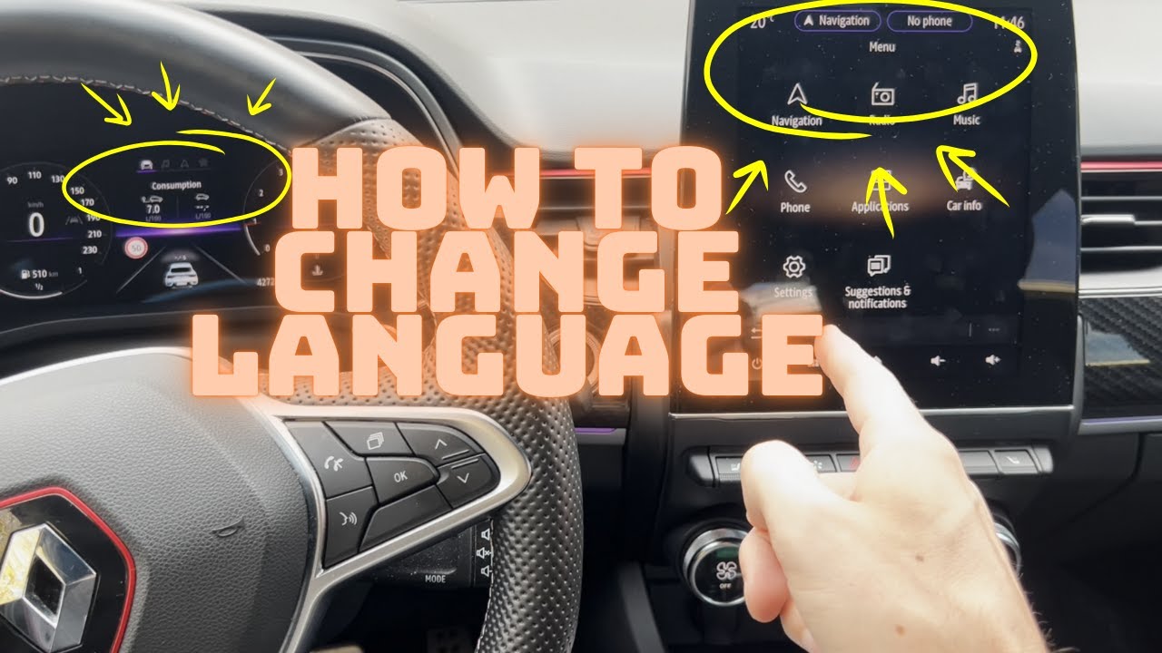 How to Change Language on Renault Display - Megane Tutorial - YouTube