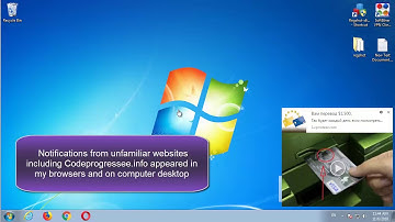 How to remove Codeprogressee.info pop-ups