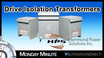 HPS Drive Isolation Transformers from AutomationDirect