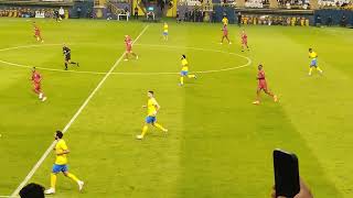 Cristiano Ronaldo Playing For Al Nr Fc In Riyadh, Saudi Arabia