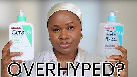 OMG 😳 The Truth About Cerave Foaming Facial Cleanser VS Cerave SA Renewing Cleanser #skincarereview
