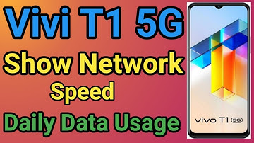 Vivo T1 5G Show Daily Data Usage | How To Show Daily Data Usage In Vivo T1 5G