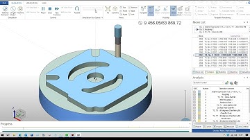 Dolphin CADCAM - 3DCAM PRO Part 1 Full Simulation