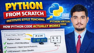 Python Fundamentals | Python Virtual Machine | Python For Data Science | Lec - 01