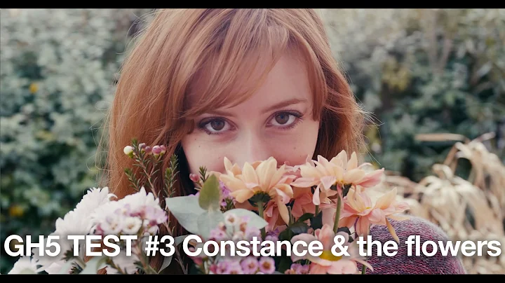 PANASONIC LUMIX GH5 test #3 Constance & the flowers ... (Shot with GH5 PreProduction Sample)