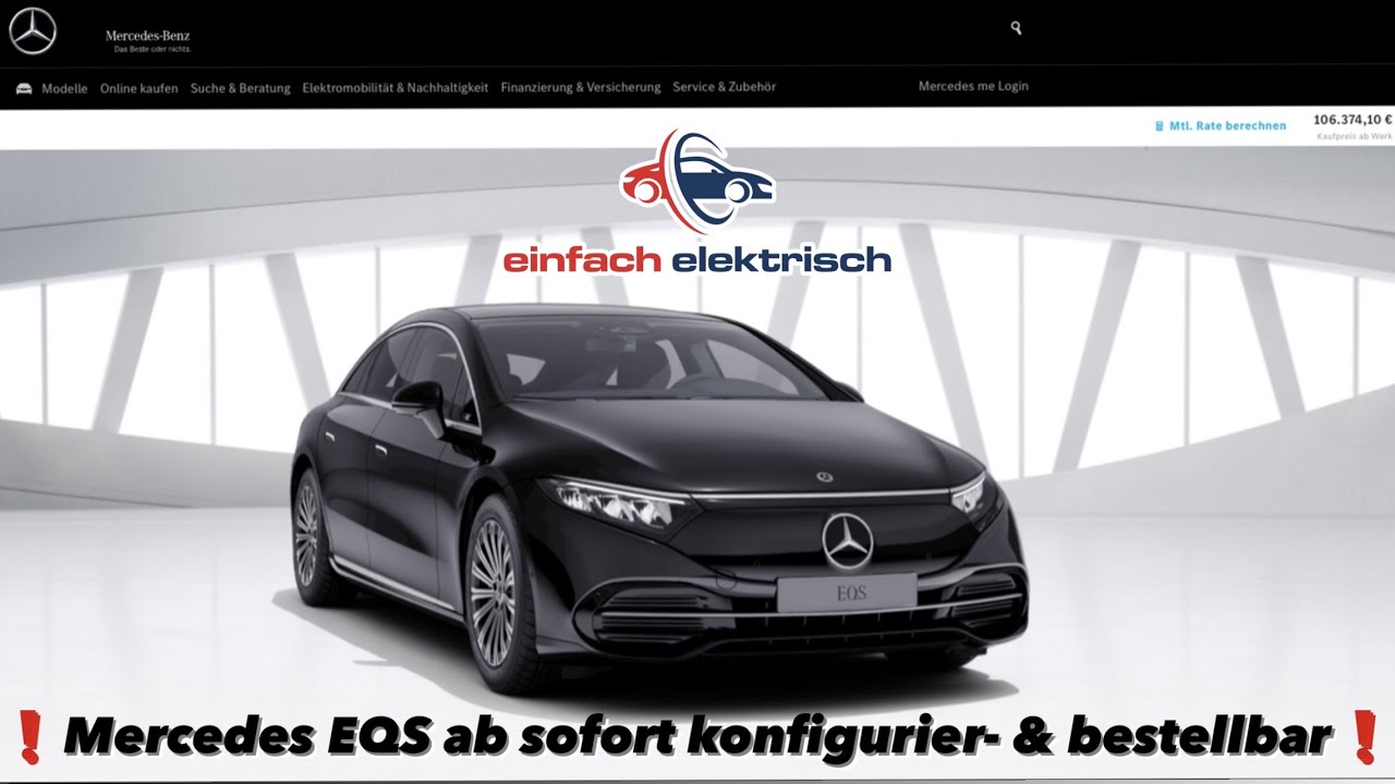 Mercedes EQS konfigurierbar & bestellbar❗️Wir haben den EQS 580