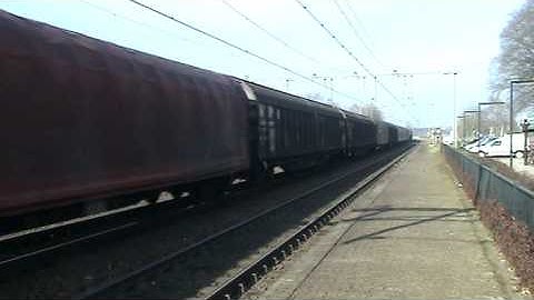 Eastbound Manifest,Mixed Freight Train DB Schenker Rail at Horst-Sevenum,the NL