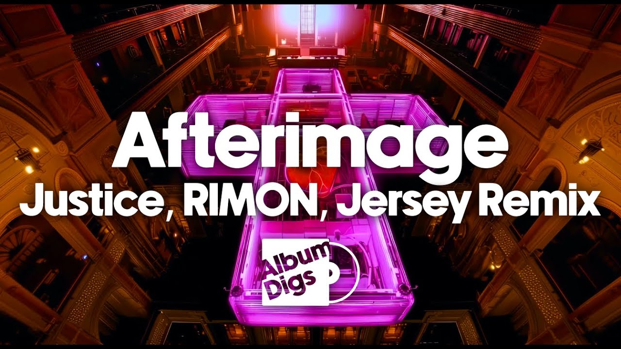 Justice, RIMON - Afterimage (Jersey Remix) [Visualizer Video] - YouTube