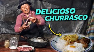 Rico CHURRASCO de CAMPO (Hecho a leña) | Doña Empera