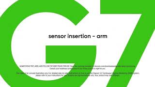 How to Replace Your G7 Sensor - Arm