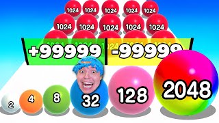 A BOLA AUMENTA A CADA SEGUNDO ATÉ 999.999.999 GIGANTE NA CORRIDA!! screenshot 5