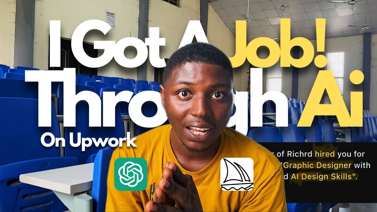 Ai made me get this Design Job on Upwork! Ai CAN’T replace you if you do this!