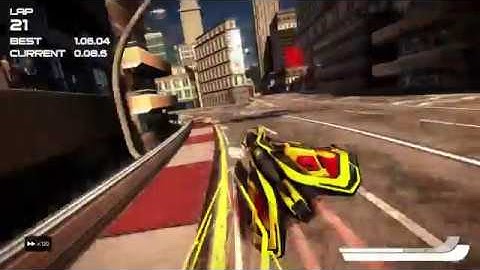 WipEout Omega Collection - Empire Climb D Class speed lap 1.05.71