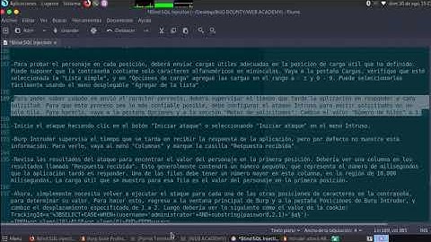 Blind SQL injection with time delays and information retrieval