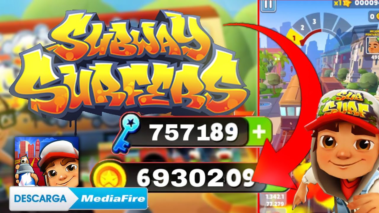 Tutorial para agregar monedas llaves y patinetas en subway surfers 3.5.0  Subway City (DECRYPTED) 