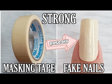 How to Make Fake Nails Out of Tape: 7 Steps (with Pictures)