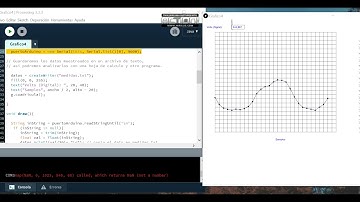 Arduino + Processing Graph of a pressure sensor.