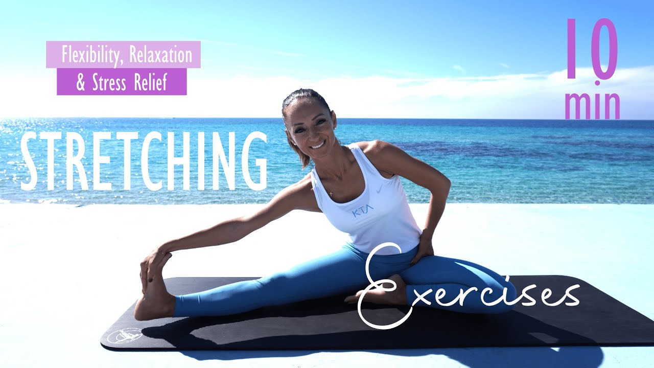 10 MIN STRETCHING EXERCISES ON THE BEACH / Dehne und mobilisiere den