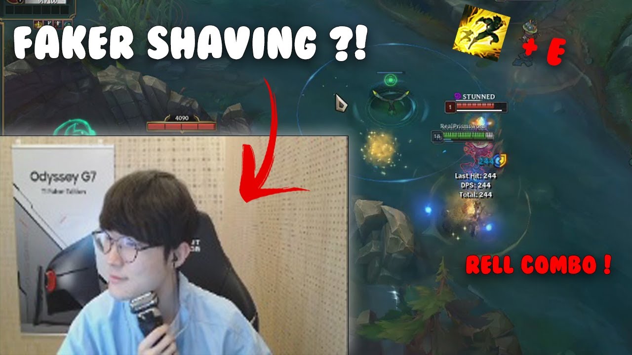 Faker Shave On Live Stream ?!! | New Champ Rell Combos | LOL Highlights ...