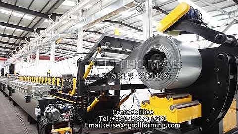 Machines for the production of C, Z, U Omega Sigma profiles | metal purlin roll former