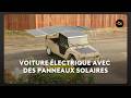 Un Breton a équipé une petite voiture électrique de panneaux photovoltaïques.