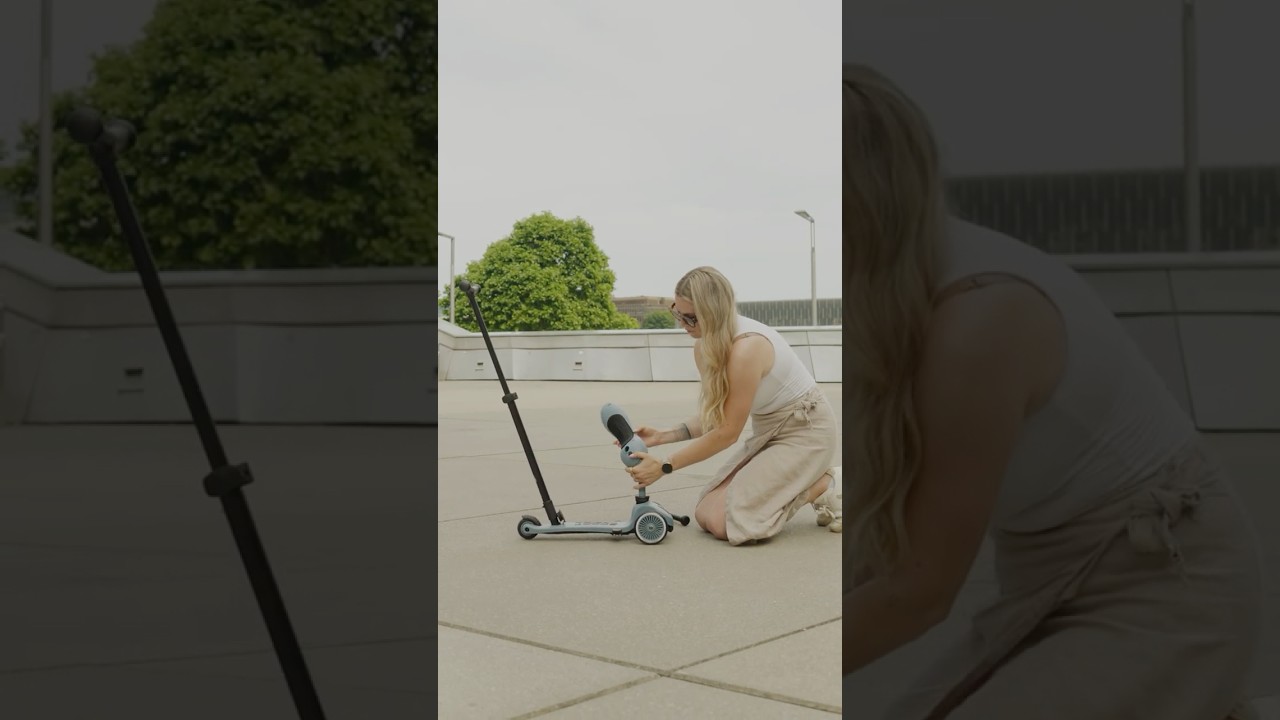 Highwaykick 1 Push & Go easily transforms from a ride-on to a scooter ☺️