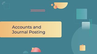 Accounts and journal posting