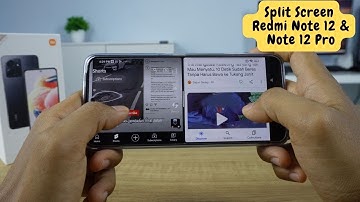 How To split Screen Xiaomi Redmi Note 12 & Xiaomi Redmi Note 12 Pro
