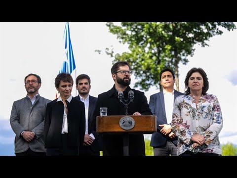 Presidente Gabriel Boric realiza punto de prensa desde Villarrica