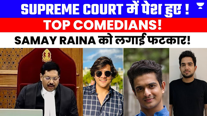 Samay Raina in Trouble: Supreme Court Says "Free Speech Can’t Violate Dignity" | Pranjal Singh