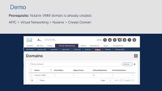 Cisco ACI and Nutanix AHV Integration