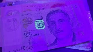 Ultra Violet in Banknotes