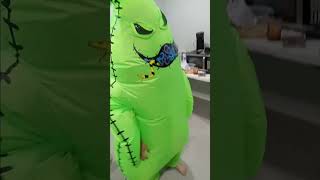 My Sister Trying On Her Costume