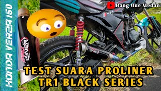 🛑TEST SUARA KENALPOT PROLINER TR1 BLACK SERIES || HONDA VERZA 150 || MODOFIKASI 2021