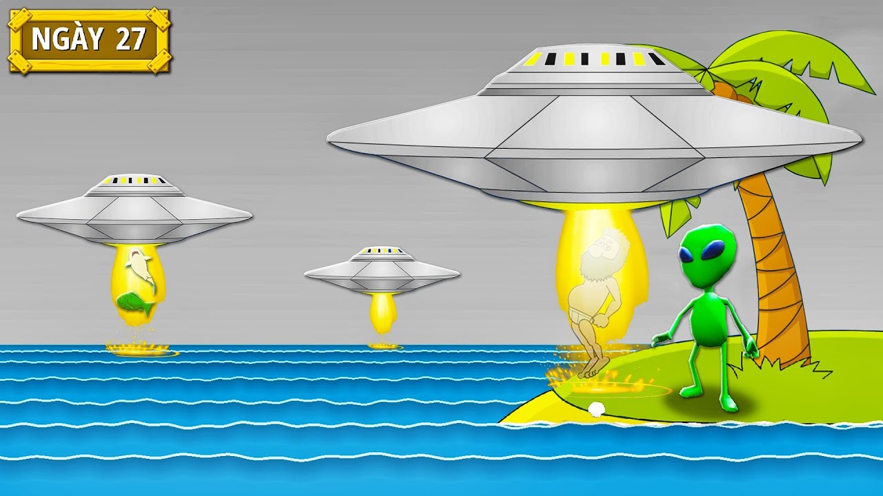 NẾU SLENDERMAN BỊ NGƯỜI NGOÀI HÀNH TINH(UFO) BẮT CÓC KHI LẠC TRÊN ĐẢO HOANG TRONG JOHNNY'S ISLAND