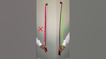 Wrong ❌  vs Correct ✅ Violin Bow!! #violin #bow #violinist #learnviolin #viola #cello #violintips