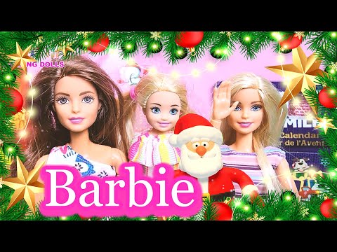 Barbie Doll | Christmas chocolate surprise | Final Day 24 #barbie #barbiedoll