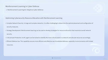 90. Reinforcement Learning for Adaptive Cyber Defense