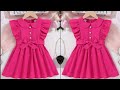 Baby frock cutting and stitching  45 year old girl dress cutting and stitching