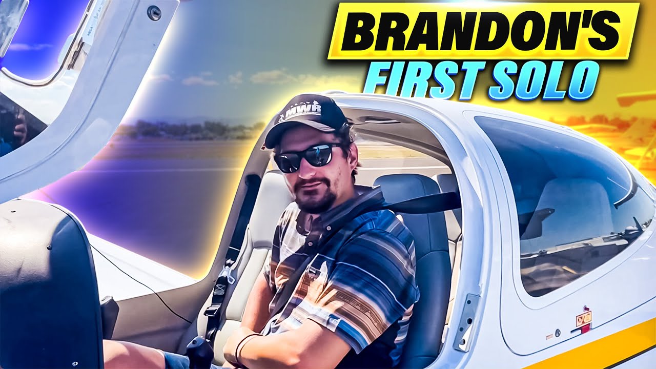 Brandon's First Solo Flight Private Pilot License 2023 YouTube