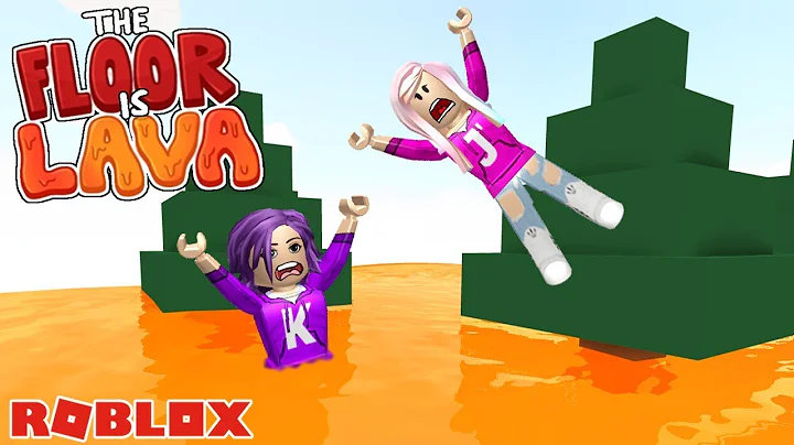 RISING LAVA! AVOID TOUCHING THE GROUND! / Roblox: ...