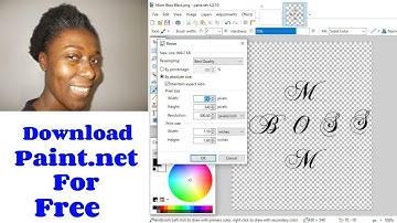 How to Download Paint.net for Free – to Change Image Resolution and Design Digital Color Paper
