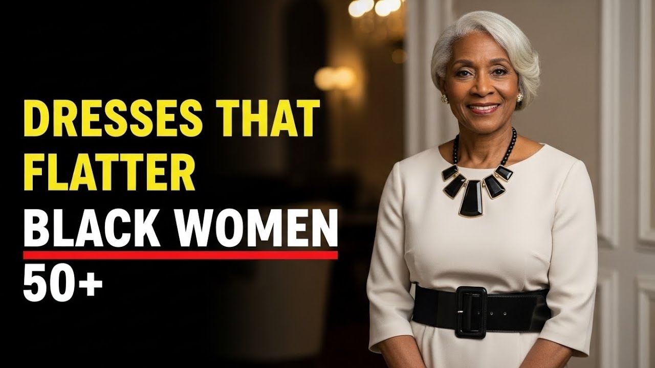 10 DRESSES THAT FLATTER BLACK WOMEN OVER 60!