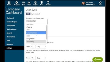 Sync users from Yammer to Recognize