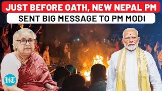 Pm Modis First Words As Sushila Karki Becomes Nepals Interim Prime Minister India Remains