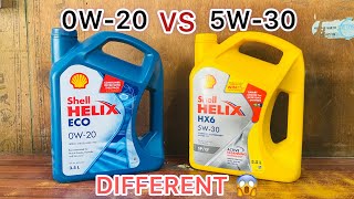 0W-20 Vs 5W-30 Different
