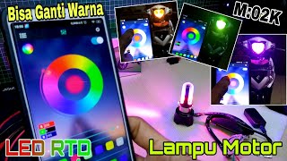 Test dan Review Lampu Led H6 2 warna Hi Low MURAH & TERANG