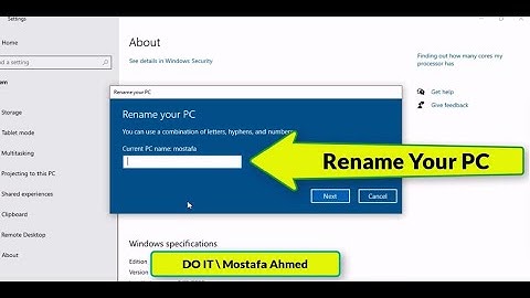 How To Change Your Computer Name In Windows 10